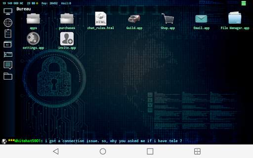 Hackers Online (MMO Simulator) screenshot 9