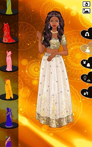 Indian Sari dress up screenshot 5