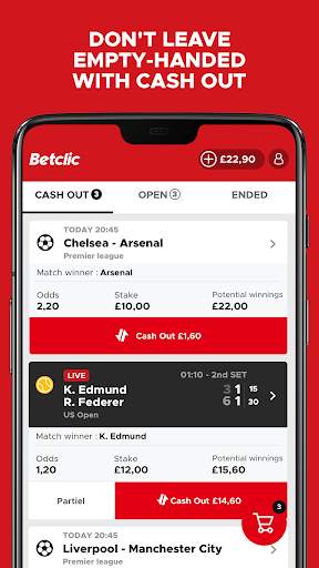 Betclic live sports betting &  screenshot 5