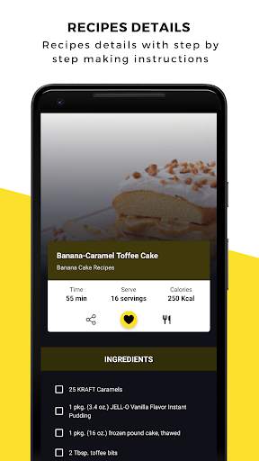Banana cake recipe: easy fruit cake recipe offline screenshot 3