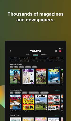 YUMPU Magazines and Newspapers screenshot 14
