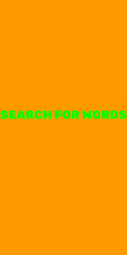 Search For Words screenshot 2
