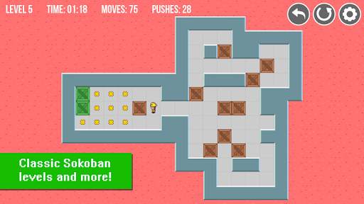 Sokoban Original & Extra: Free screenshot 1