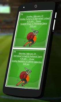 PSL Schedule screenshot 6