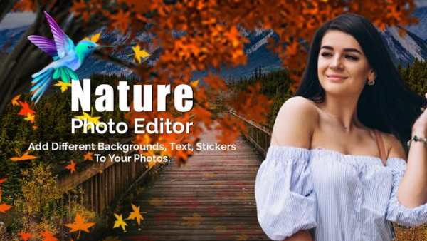 Nature photo editor screenshot 1