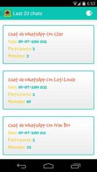 Guasap - Analyze WhatsApp screenshot 1