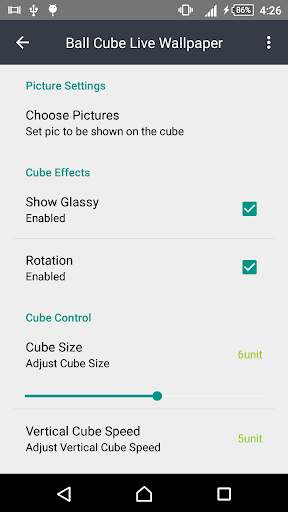 Ball Cube Live Wallpaper screenshot 2