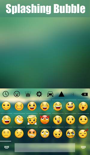 Splashing Bubble Keyboard स्क्रीनशॉट 4