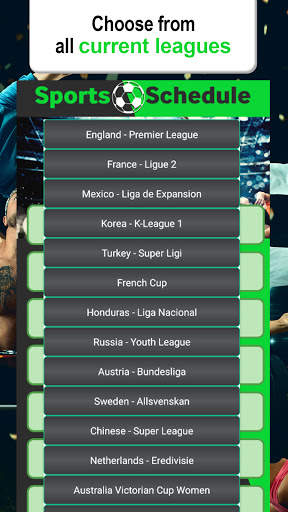 Sports Schedule for Betway screenshot 2