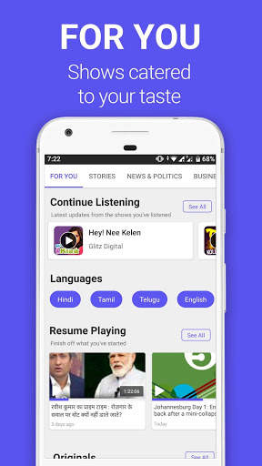 Vaarta - Hindi podcasts Tamil Telugu stories shows screenshot 4