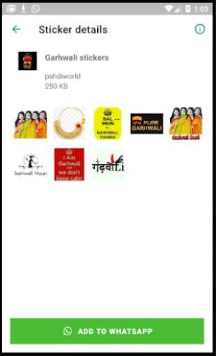 Pahadi Sticker for WhatsApp screenshot 1