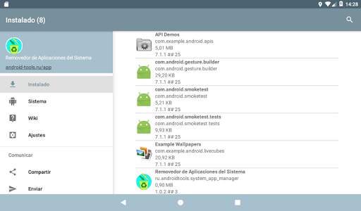 Administrador de aplicaciones del sistema screenshot 9
