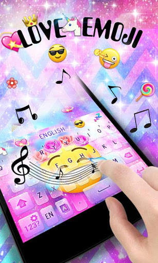 Love Emoji GO Keyboard Theme screenshot 4