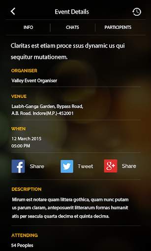 Event Organizer -  Mobile Application screenshot 3