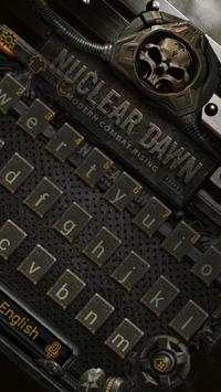 Skull Army keyboard weapons bullets  Arms theme screenshot 3
