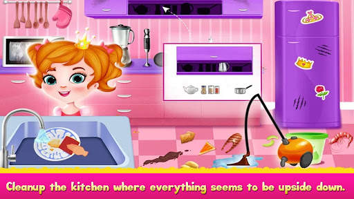 Cleaning games Kids - Clean Decor Mansion & Castle screenshot 5