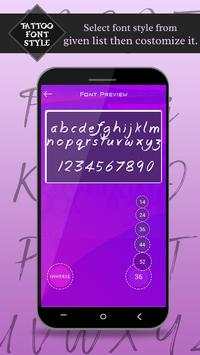Tattoo Font Style screenshot 4