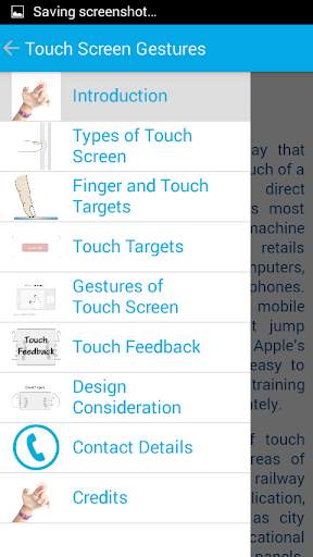 Touch Screen Gestures скриншот 2