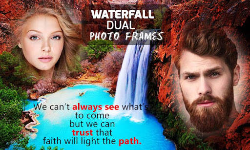 Waterfall Dual Photo Frames screenshot 3