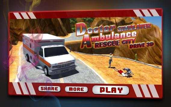 Doctor Ambulance Rescue City Drive 3D Simulator screenshot 1