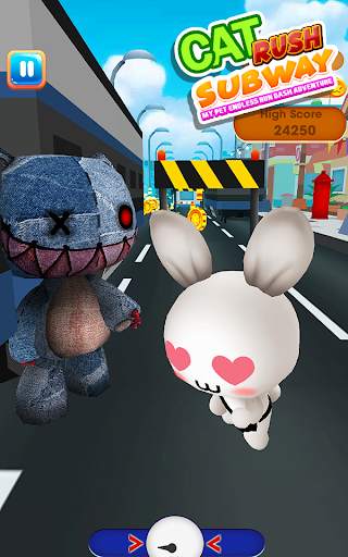Cat Rush Subway My Pet Endless Run Dash Adventure скриншот 6