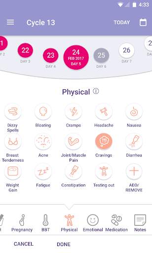 FEMM Health Period and Ovulation Tracker screenshot 3