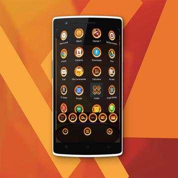 Next Launcher 3D Theme Flat O screenshot 8