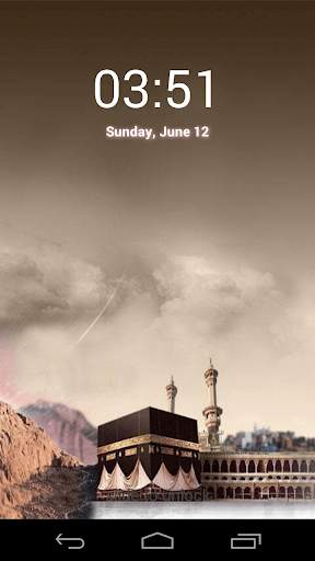 Mecca Live Screen Lock screenshot 1