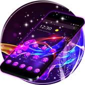 Purple Neon Launcher Theme for 2018 1.1.3