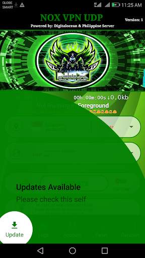 NOX VPN UDP screenshot 2