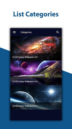 Galaxy Live Wallpapers Full HD screenshot 3