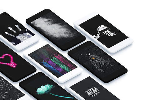 Black Art Wallpaper HD screenshot 7