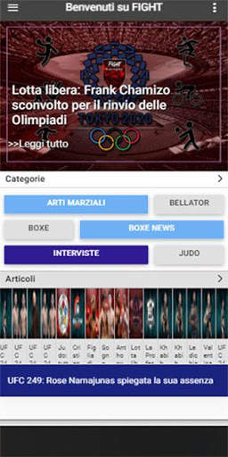 Fight - ITA News UFC - MMA - BOXE - ARTI MARZIALI screenshot 1