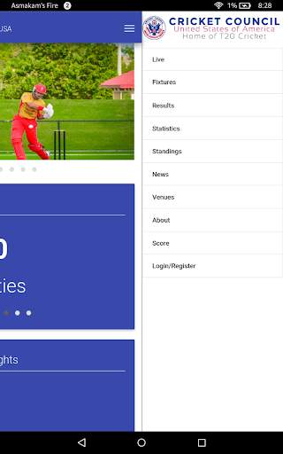 Cricket Council USA (CCUSA) screenshot 1