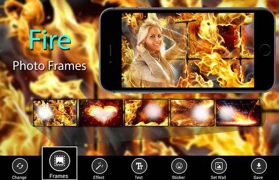 Fire Photo Frames screenshot 1
