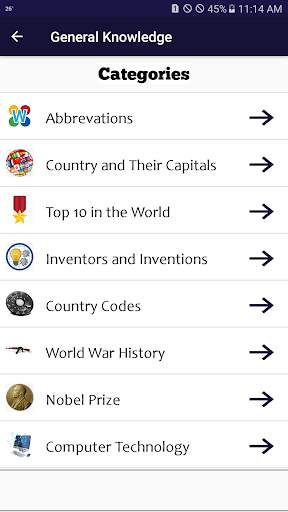 General Knowledge screenshot 2