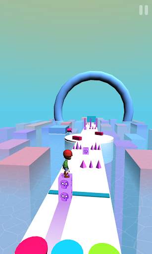 Surfer Boy On Cube 3D screenshot 4