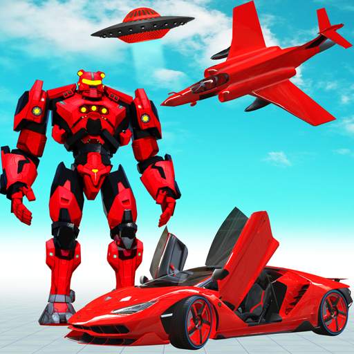 Airplane Jet Robot Car Transform : Car Robot Games 1.7
