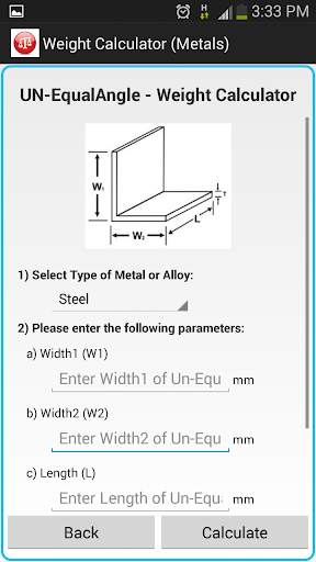 Weight Calculator (Metal) screenshot 6