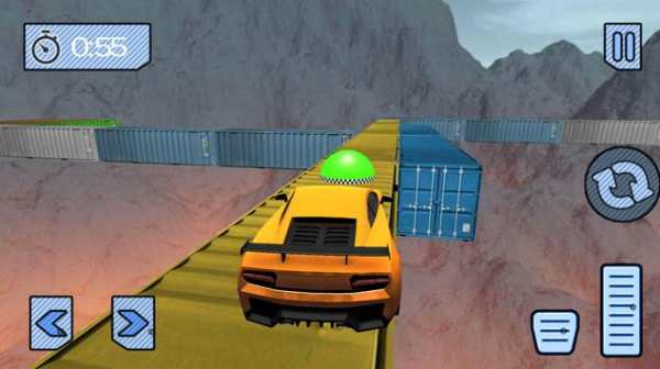 Impossible Stunt Car Tracks Mega Ramp Car Racing screenshot 2
