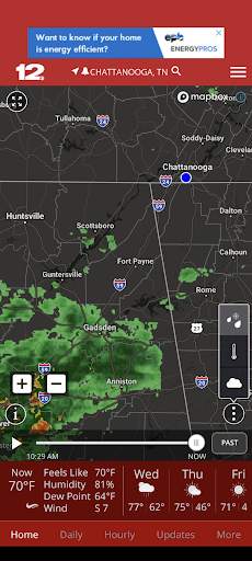 WDEF News 12 Weather screenshot 2