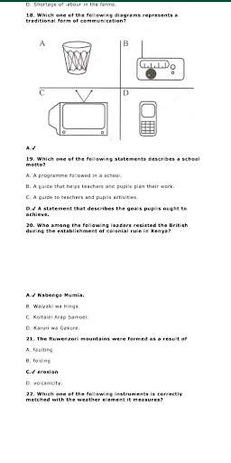 Kcpe Social Studies Revision screenshot 8