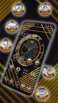 Black and Gold Watch Launcher Theme screenshot 2