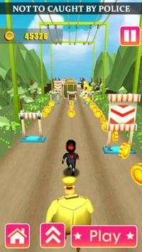 Ninja Surfer : Forrest Run screenshot 2