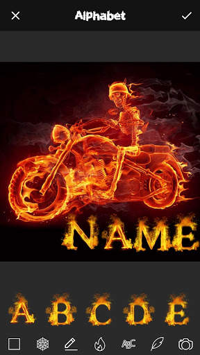 Fire Effect Name Art Maker скриншот 4
