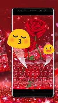 Beautiful Red Rose Keyboard screenshot 3