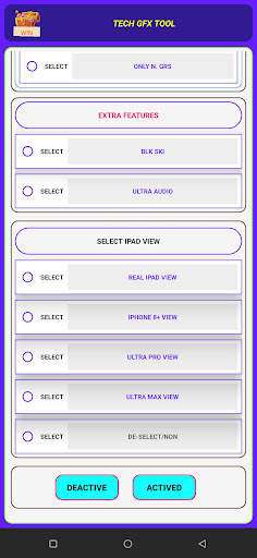 TECH APP GFX TOOL FOR BGM VIP screenshot 8