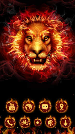 Cool Fire  GO Launcher Theme screenshot 2