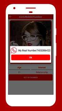 Girls Mobile Number screenshot 3