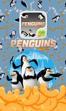 GO SMS PRO PENGUINS STICKER 1 تصوير الشاشة